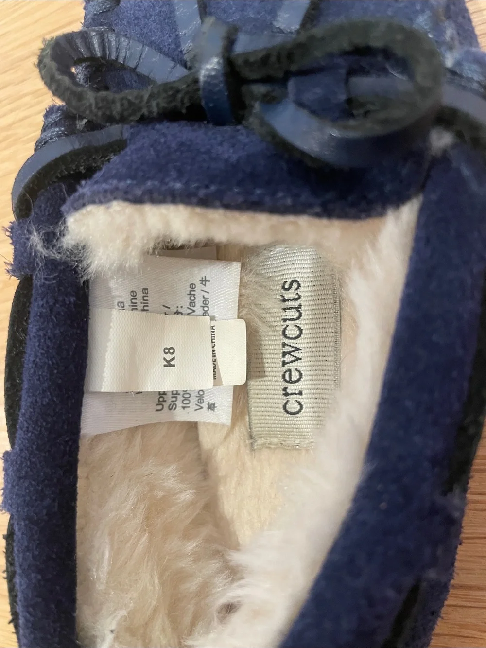 Jcrew crewcuts moccasins K8